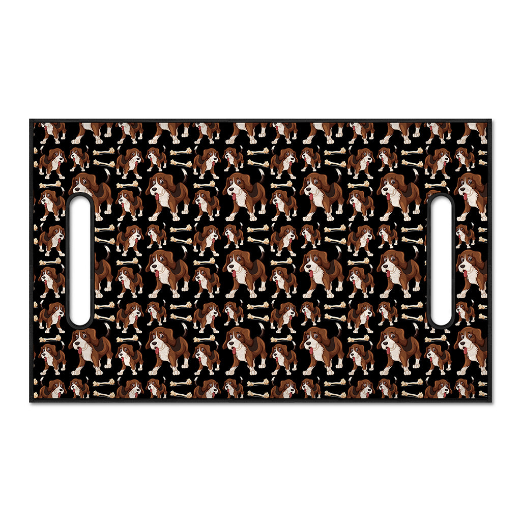 Cute Cartoon Beagle Pattern Print Golf Cart Seat Cover
