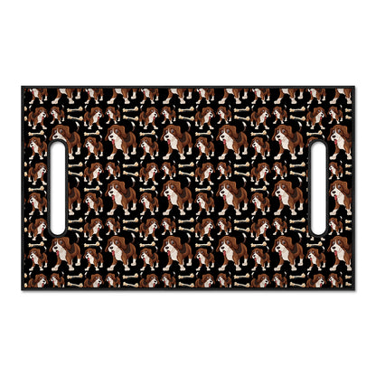 Cute Cartoon Beagle Pattern Print Golf Cart Seat Cover