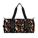 Cute Cartoon Beagle Pattern Print Gym Bag