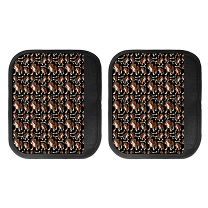 Cute Cartoon Beagle Pattern Print Handle Covers