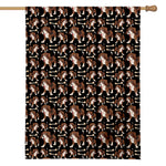 Cute Cartoon Beagle Pattern Print House Flag