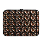 Cute Cartoon Beagle Pattern Print Laptop Sleeve