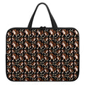 Cute Cartoon Beagle Pattern Print Laptop Sleeve With Handle