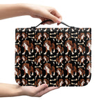 Cute Cartoon Beagle Pattern Print Leather Bible Cover