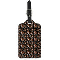 Cute Cartoon Beagle Pattern Print Luggage Tag