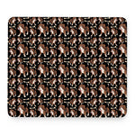 Cute Cartoon Beagle Pattern Print Mouse Pad