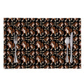 Cute Cartoon Beagle Pattern Print Placemat