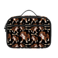 Cute Cartoon Beagle Pattern Print Portable Lunch Bag