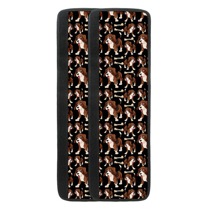 Cute Cartoon Beagle Pattern Print Refrigerator Handle Covers