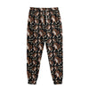 Cute Cartoon Beagle Pattern Print Sweatpants