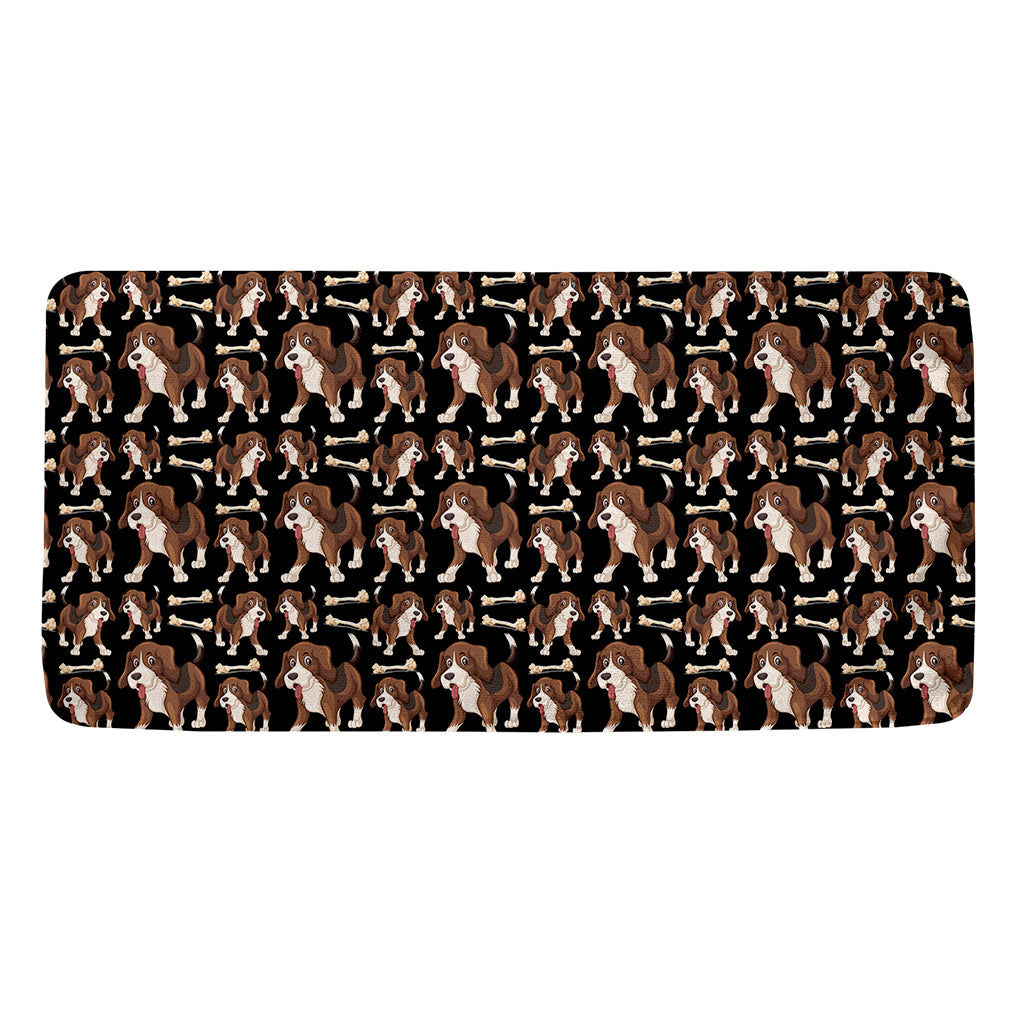 Cute Cartoon Beagle Pattern Print Towel