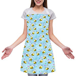 Cute Cartoon Bee Pattern Print Adjustable Apron