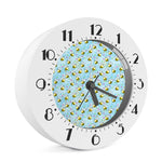 Cute Cartoon Bee Pattern Print Alarm Clock
