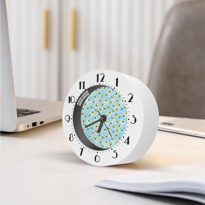 Cute Cartoon Bee Pattern Print Alarm Clock