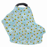 Cute Cartoon Bee Pattern Print Baby Seat Cover