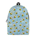 Cute Cartoon Bee Pattern Print School Backpack