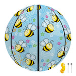 Cute Cartoon Bee Pattern Print Basketball