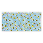 Cute Cartoon Bee Pattern Print Beach Towel