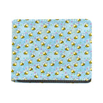 Cute Cartoon Bee Pattern Print Bifold Wallet