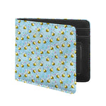 Cute Cartoon Bee Pattern Print Bifold Wallet