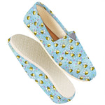 Cute Cartoon Bee Pattern Print Casual Shoes