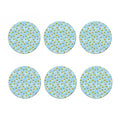 Cute Cartoon Bee Pattern Print Coaster Set