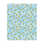 Cute Cartoon Bee Pattern Print Curtain