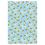 Cute Cartoon Bee Pattern Print Curtain