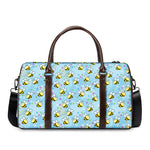Cute Cartoon Bee Pattern Print Duffle Bag