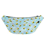 Cute Cartoon Bee Pattern Print Fanny Pack