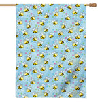 Cute Cartoon Bee Pattern Print House Flag