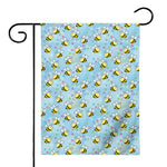 Cute Cartoon Bee Pattern Print House Flag
