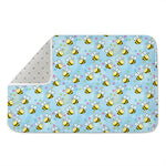 Cute Cartoon Bee Pattern Print Indoor Door Mat