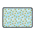 Cute Cartoon Bee Pattern Print Kitchen Mat