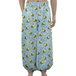 Cute Cartoon Bee Pattern Print Lantern Pants
