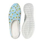 Cute Cartoon Bee Pattern Print Mesh Casual Shoes