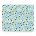 Cute Cartoon Bee Pattern Print Mouse Pad