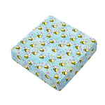 Cute Cartoon Bee Pattern Print Outdoor Seat Cushion Cover