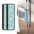 Cute Cartoon Bee Pattern Print Refrigerator Handle Covers