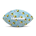 Cute Cartoon Bee Pattern Print Rugby Ball