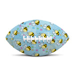 Cute Cartoon Bee Pattern Print Rugby Ball