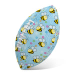 Cute Cartoon Bee Pattern Print Rugby Ball