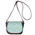 Cute Cartoon Bee Pattern Print Saddle Bag