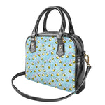 Cute Cartoon Bee Pattern Print Shoulder Handbag