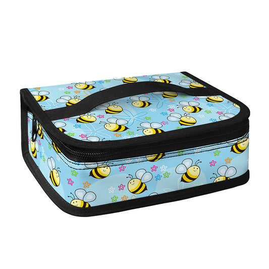 Cute Cartoon Bee Pattern Print Small Lunch Bag