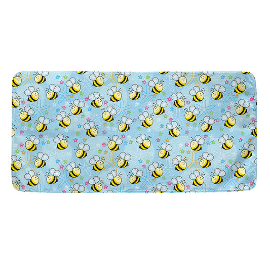 Cute Cartoon Bee Pattern Print Towel