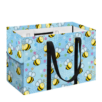 Cute Cartoon Bee Pattern Print Utility Tote Bag