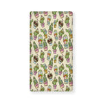 Cute Cartoon Cactus Pattern Print Baby Crib Sheet