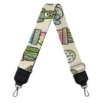 Cute Cartoon Cactus Pattern Print Bag Strap