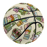 Cute Cartoon Cactus Pattern Print Basketball